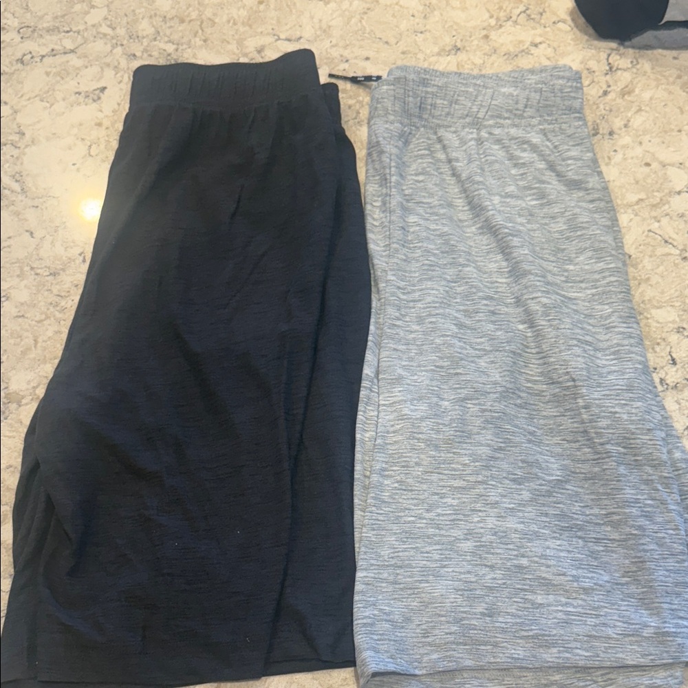 2 pairs of old navy-NWOT- size 14-16- Pull-On Active Bottoms - Black & Gray